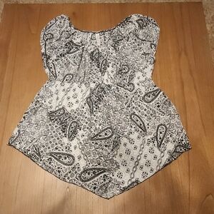 L.A. Blues Handkerchief Blouse